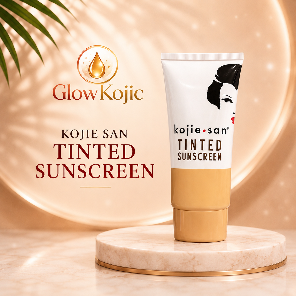 Kojie•San Tinted Sunscreen SPF 50+ PA+++ – Protection & Éclat Naturel
